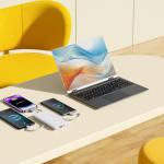 Q Brand 10,000mAh Portable Charger with Built-in Cables