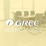 Gree 30,000 BTU Dual-Zone Ceiling Cassette AC
