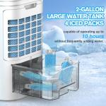 Portable Air Conditioner with Timer and Remote