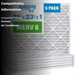 Aerostar MERV 8 High Efficiency Air Filters 6-Pack