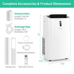 COSTWAY 14000 BTU Smart Portable Air Conditioner