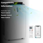 COSTWAY 14000 BTU Smart Portable Air Conditioner