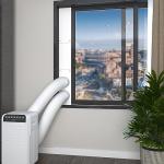 Flamorrow Dual Hose Portable AC Window Kit