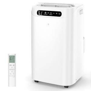 Humhold Portable Air Conditioners 14000Btu with Remote Control, 3-in-1 Free Stand Smart Cooling Portable AC Unit with Dehumidifier, Fan, Cools Room up to 700 sq.ft, Auto Swing,24H Timer, Windows Kit