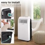SereneLife 12,000 BTU Portable AC with Dehumidifier