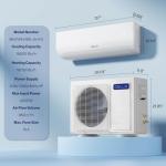 DELLA Motto 18000 BTU Mini Split AC System
