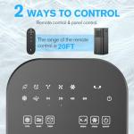 Portable Air Conditioner with Remote, 3 Modes, 15H Timer