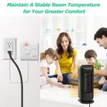 Briidea Adjustable Thermostat for Heating and Cooling