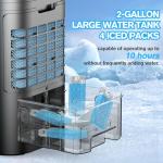 Portable Air Conditioner with Remote, 3 Modes, 15H Timer