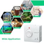 Briidea Adjustable Thermostat for Heating and Cooling