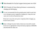 Portable 24000mAh Power Bank with AC Outlet