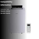 Mora PC07W25A Portable Air Conditioner, 7,000 BTU, White