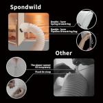 SPONDWILD 118"/300CM Portable AC Window Seal Kit - Air Conditioner Window Seal for Window Air Conditioner & Dryer, Waterproof Window Seal Kit, Easy Install for Push Out Windows