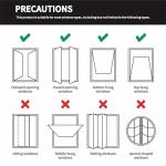 SPONDWILD 118"/300CM Portable AC Window Seal Kit - Air Conditioner Window Seal for Window Air Conditioner & Dryer, Waterproof Window Seal Kit, Easy Install for Push Out Windows