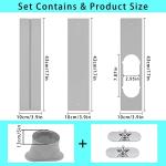 Portable Air Conditioner Window Vent Kit with Hose