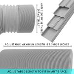 Portable Air Conditioner Window Vent Kit with Hose