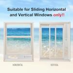 BEWAVE Portable AC Window Vent Kit with Hose