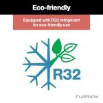 Furrion Chill HE 15K White Low-Profile RV Rooftop Air Conditioner with Heat Pump, R32 Refrigerant, Dual Fan Motors, Climatesmart, Vibrationsmart, Adaptable Control - FACR13LPSA2-PS-AM KIT