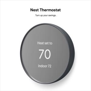 Google Nest Smart WiFi Thermostat - Charcoal