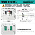 Suuwer Non-Programmable Thermostats for Home 1 Heat/1 Cool Conventional Single-Stage Systems (Blue Backlight)