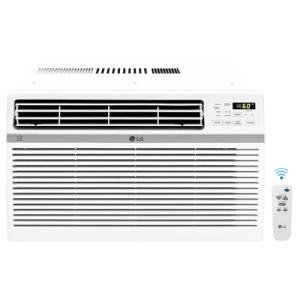 LG 12,000 BTU Smart Window Air Conditioner, 115V, AC Window Unit for Rooms up to 550 Sq. Ft., Perfect for Kitchen or Living Room, Phone & Voice Control, Works with LG ThinQ, Amazon Alexa, Hey Google