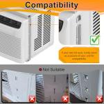 LBG Products Window Air Conditioner Side Panel and Frame Set,AC Accordion Filler Kit,Fits Most 8000BTU Window Air Conditioners,AC Side Panels Frame Kit