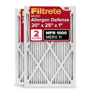 Filtrete MERV 11 AC Air Filter, 2 Pack
