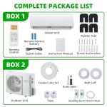 12000 BTU Ductless Mini Split AC with WiFi