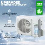 12000 BTU Ductless Mini Split AC with WiFi