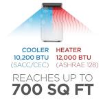 BLACK+DECKER 14,000 BTU Portable AC with Heat