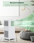 8000 BTU Portable Air Conditioner with Remote