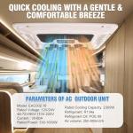 Treeligo 12V Compact Rooftop Air Conditioner