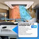 12V Rooftop AC for RVs - 10000 BTU Ultra-Quiet