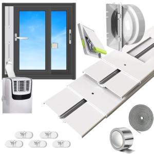 Aozzy Portable AC Window Vent Kit with Coupler