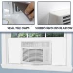 Flamorrow Window AC Foam Panel Insulation Kit