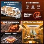 12V Rooftop AC for RVs - 10000 BTU Ultra-Quiet