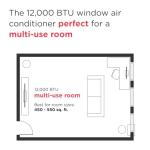 Frigidaire 12,000 BTU Window Air Conditioner with Remote