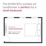 Frigidaire 8,000 BTU Window AC with Remote