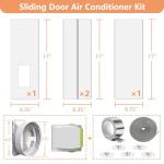 Aozzy Portable AC Window Vent Kit with Coupler