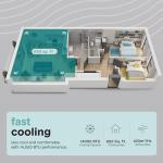 SereneLife 14,000 BTU Portable Air Conditioner Unit