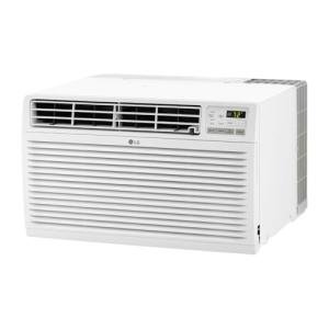 LG 11,800 BTU Through the Wall Air Conditioner, 115V, Cools up to 530 Sq. Ft. for Bedroom, Living Room, Apartment, with Remote, 3 Cool & Fan Speeds, Universal design fits most sleeves, White