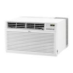 LG 11,800 BTU Through the Wall Air Conditioner, 115V, Cools up to 530 Sq. Ft. for Bedroom, Living Room, Apartment, with Remote, 3 Cool & Fan Speeds, Universal design fits most sleeves, White