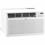 LG 11,800 BTU Through the Wall Air Conditioner, 115V, Cools up to 530 Sq. Ft. for Bedroom, Living Room, Apartment, with Remote, 3 Cool & Fan Speeds, Universal design fits most sleeves, White