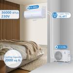 36,000 BTU Mini Split AC with Heat Pump