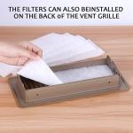 Premium Electrostatic Air Vent Filters Kit - 98" x 18