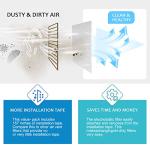 Premium Electrostatic Air Vent Filters Kit - 98" x 18