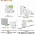 JASENG 10x10 Air Filters, MERV 8, 4 Pack