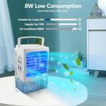 3-in-1 Portable Air Conditioner with LED Lights