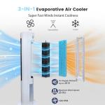 Portable 41” Evaporative Air Conditioner with Remote