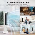 Portable 41” Evaporative Air Conditioner with Remote